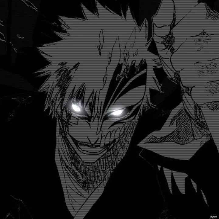 Ichigo PFP Black and White