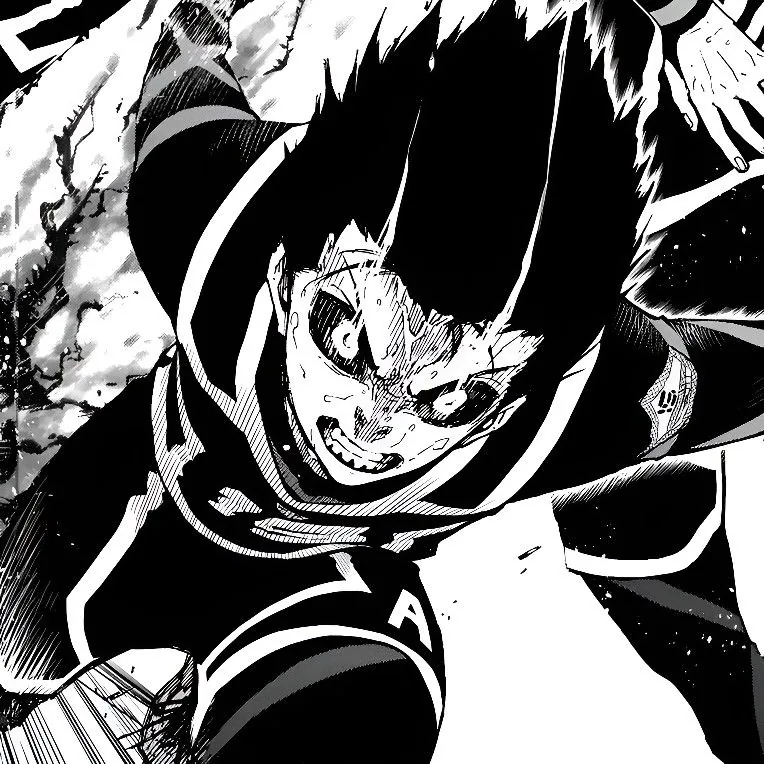 Isagi PFP Black and White