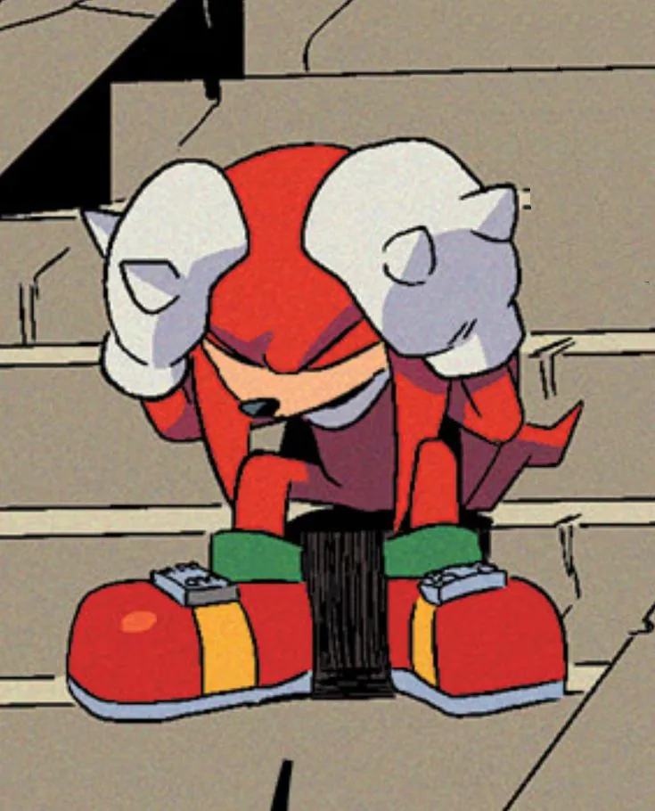 Knuckles PFP Sad
