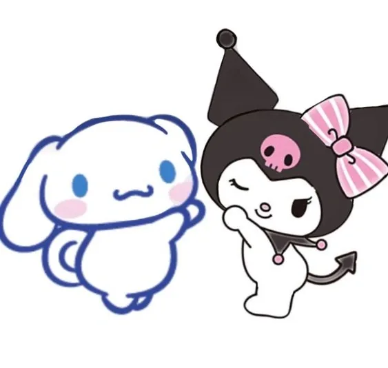 Kuromi and Cinnamoroll PFP