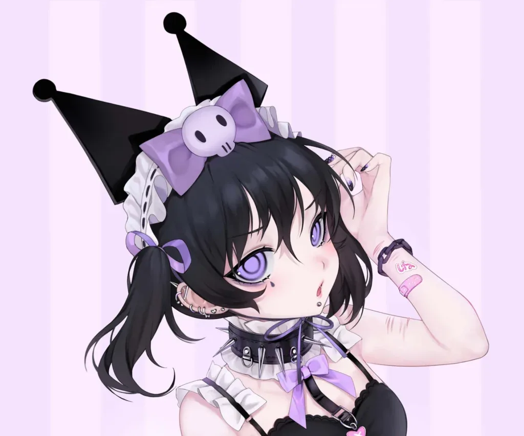 Kuromi Anime Girl PFP Cute
