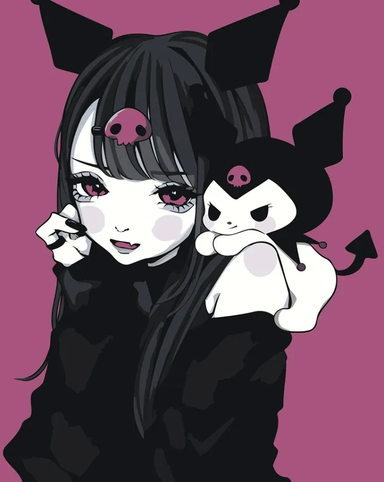 Kuromi Anime Girl PFP Cute