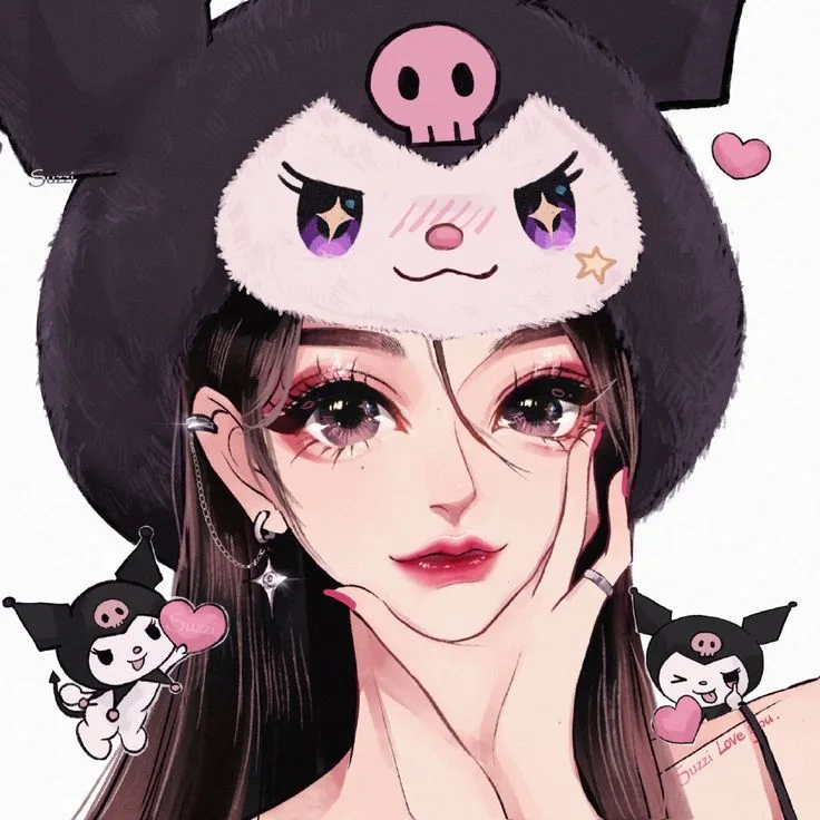 Kuromi PFP Girl