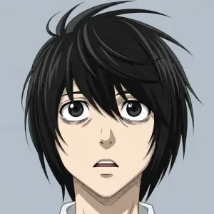 L Death Note PFP Manga