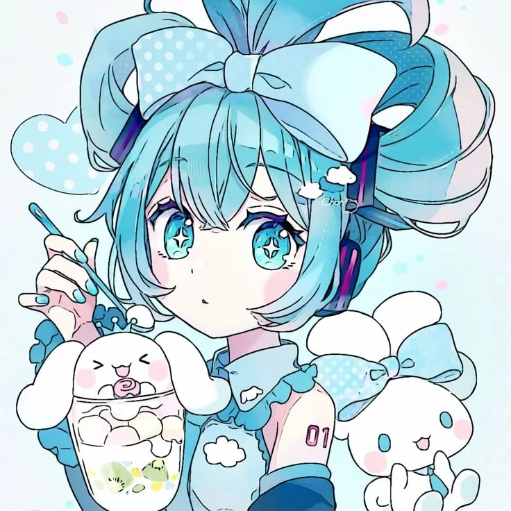 Miku Cinnamoroll PFP