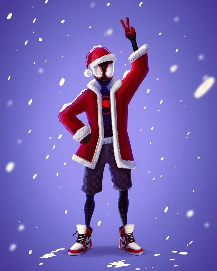 Miles Morales PFP Christmas