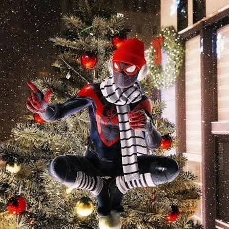 Miles Morales PFP Christmas