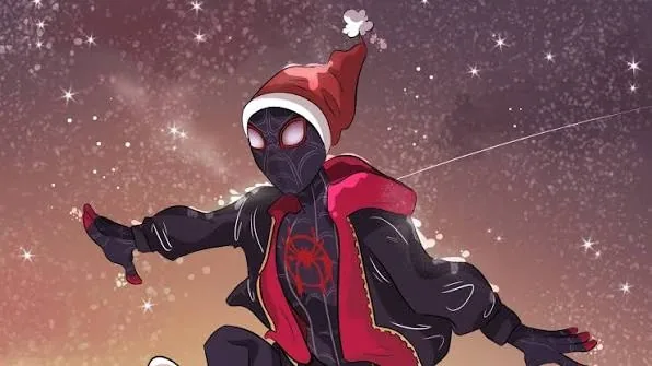 Miles Morales PFP Christmas