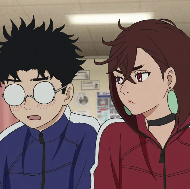 Momo Ayase And Okarun PFP
