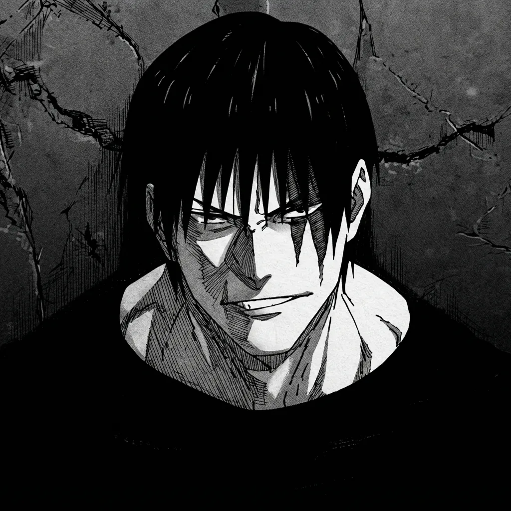 Toji PFP Black and White