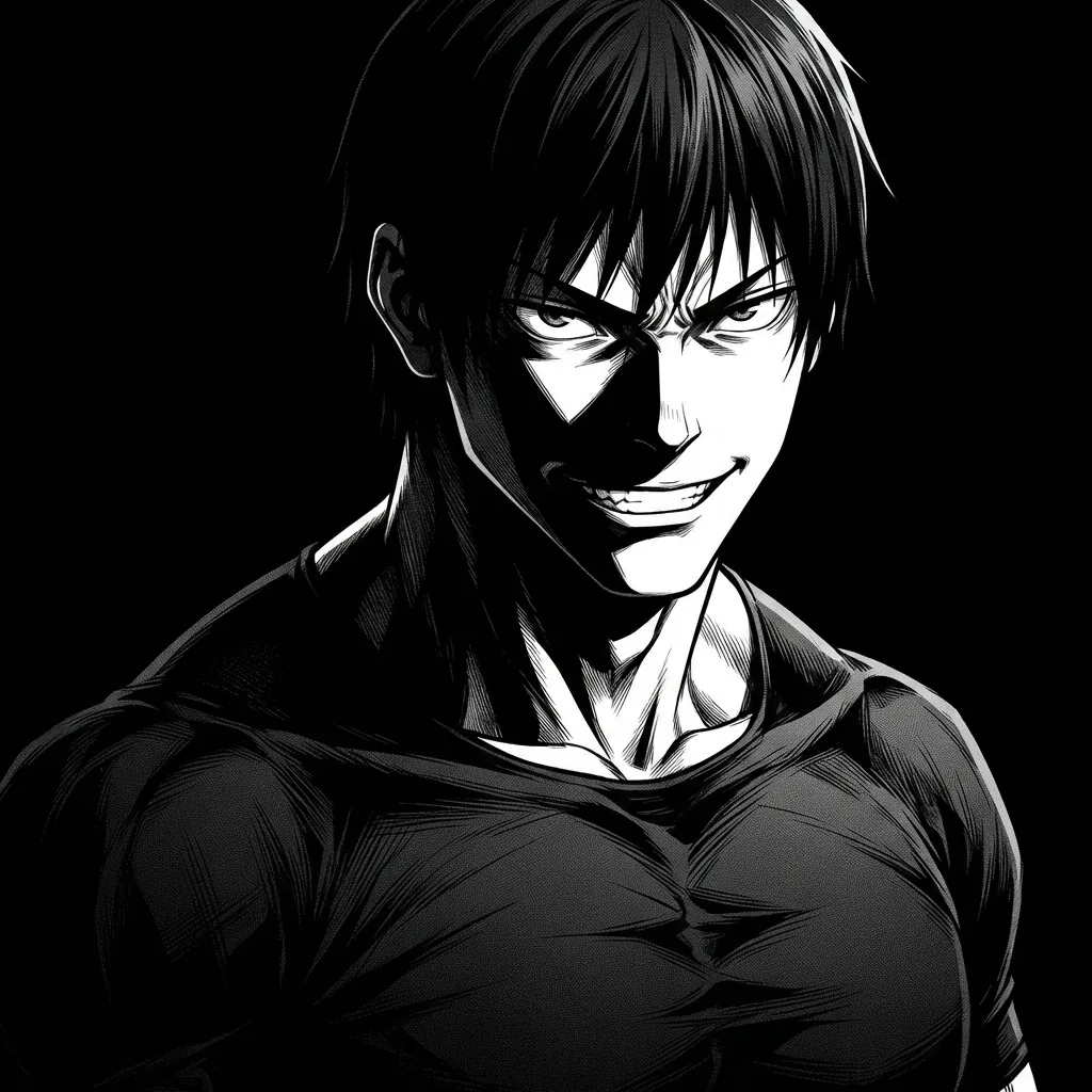 Toji PFP Black and White