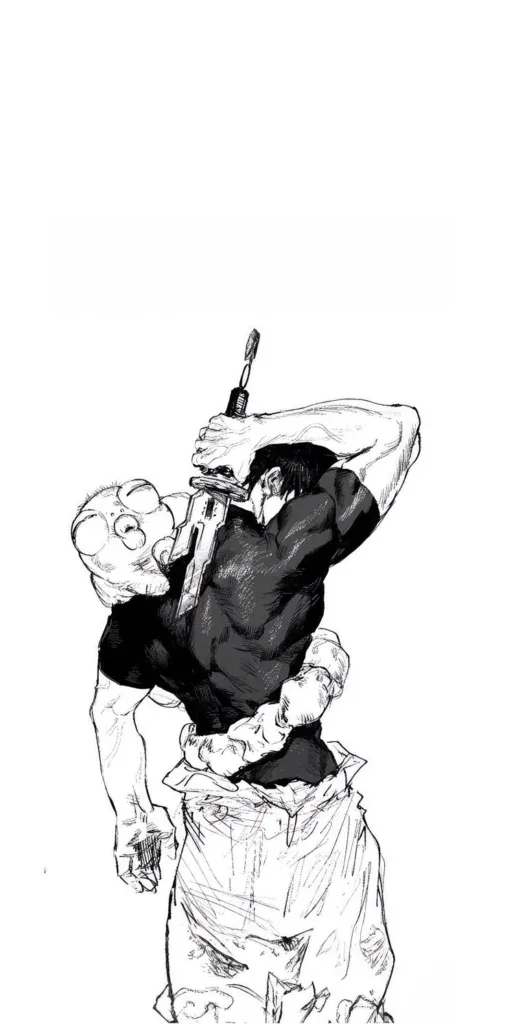 Toji PFP Black and White