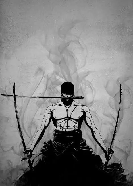 Zoro PFP Black And White