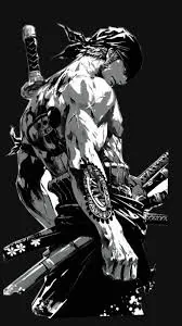 Zoro PFP Black And White